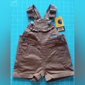 Carhartt Brown Kids Overalls